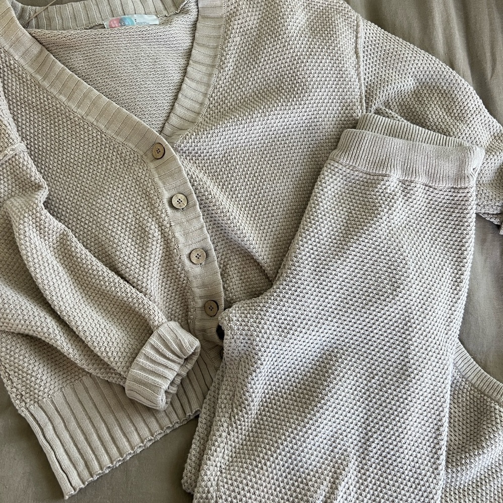 Free People Hailee Cardi Set Small Peyote